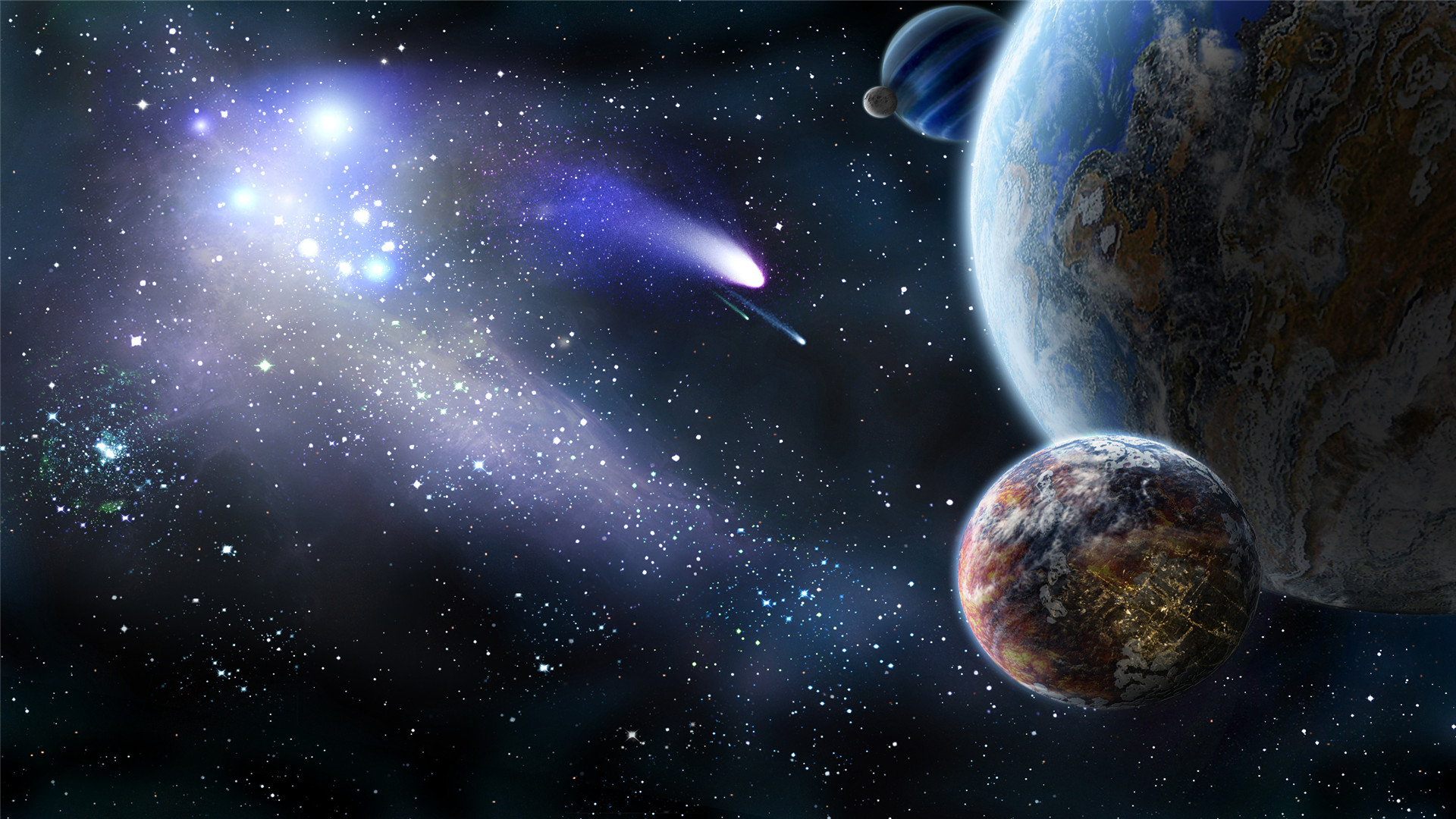 浩瀚無垠 唯美震撼的宇宙星空高清壁紙選集（1920x1080）